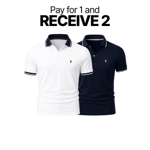 (BUY 1, GET 2) - Premiere Polo Shirt Kit – Professional Line (2-Pack)