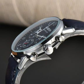 Zeppelin 100 Years Blue Chronograph Watch