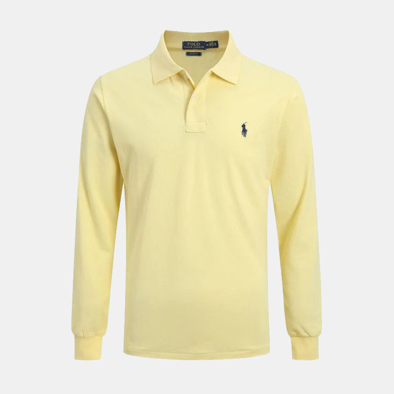 Long-sleeved polo shirt