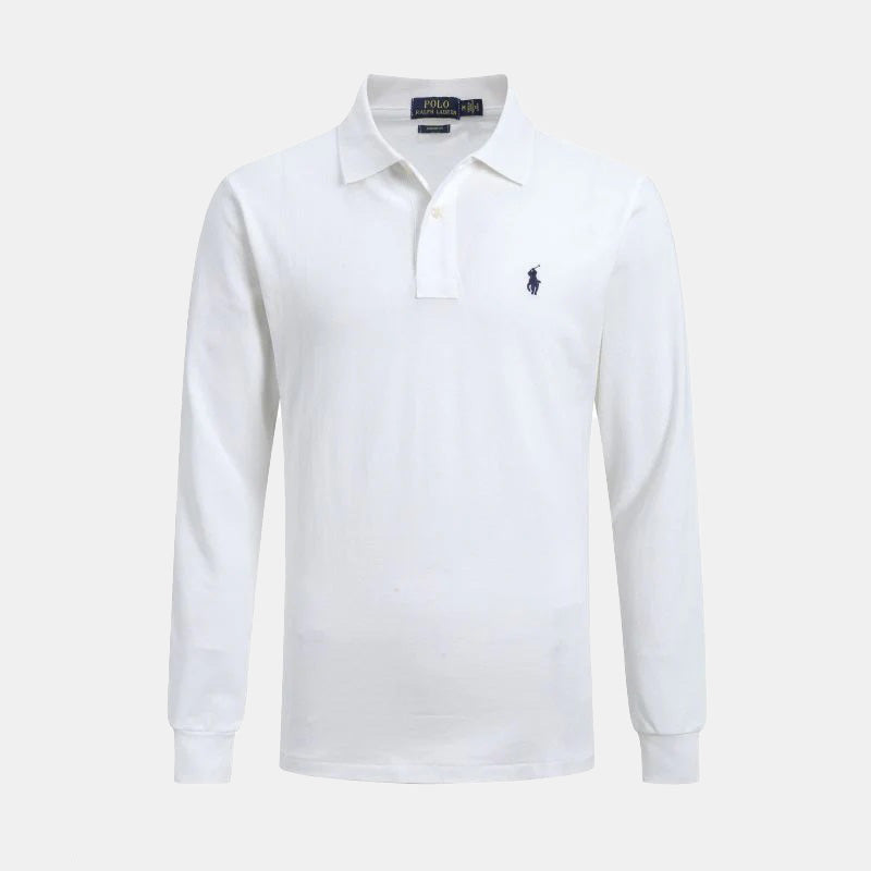 Long-sleeved polo shirt