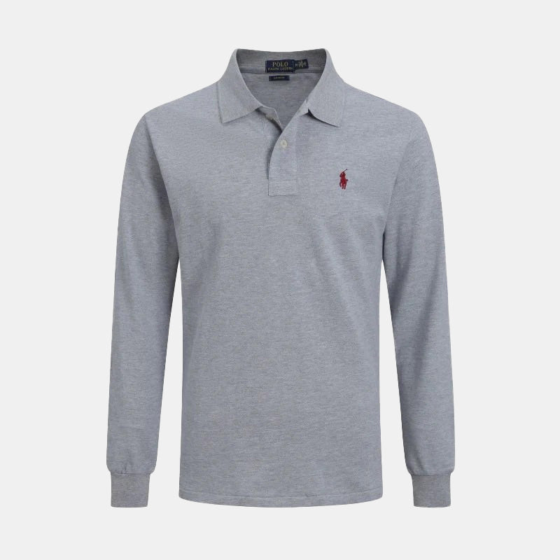 Long-sleeved polo shirt