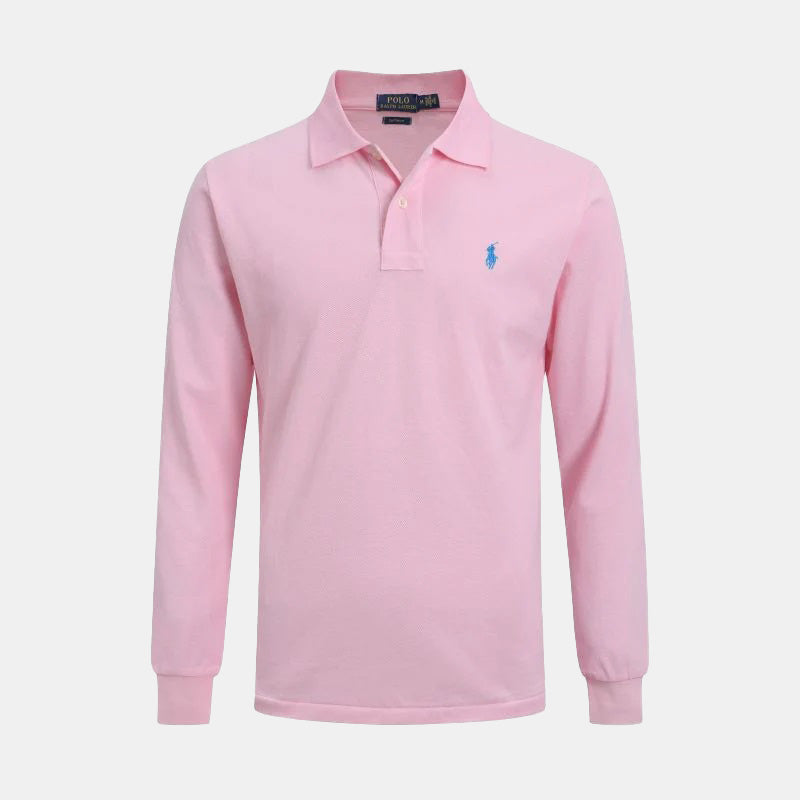 Long-sleeved polo shirt