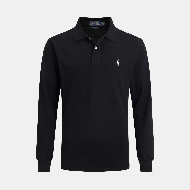 Long-sleeved polo shirt