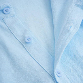 tecido Camisa de Linho Masculina Verano